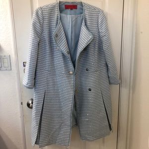 Blue Button-up Coat